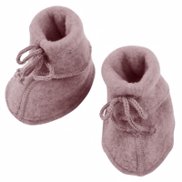 Engel - Baby booties // Rosewood Melange